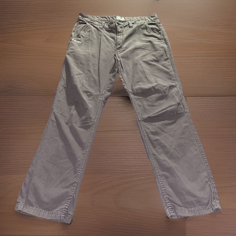 HUK Performance Fishing Men's Size 36 Lightweight Straight Leg Gray Pants